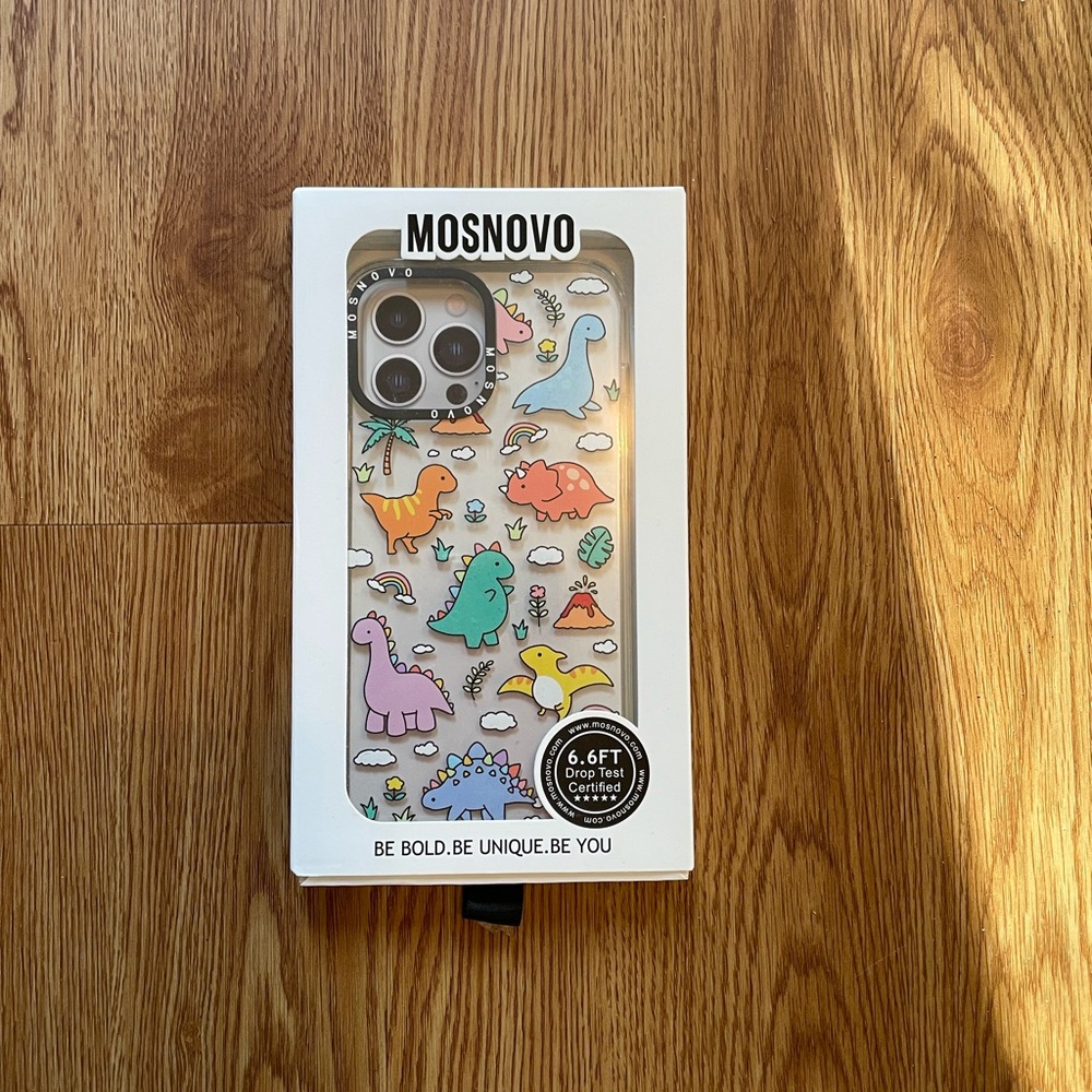 Dinosaur Design Phone Case - Multicolor